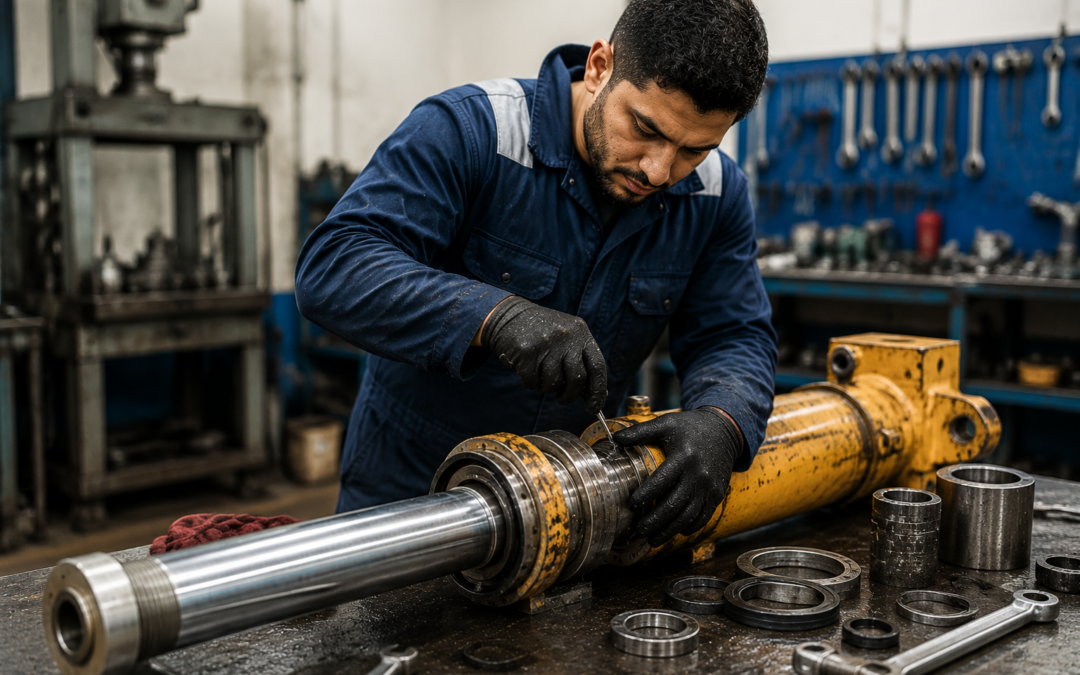 Hydraulic Cylinder Repair & Rebuilding in Dubai