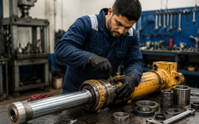 Hydraulic Cylinder Repair & Rebuilding in Dubai