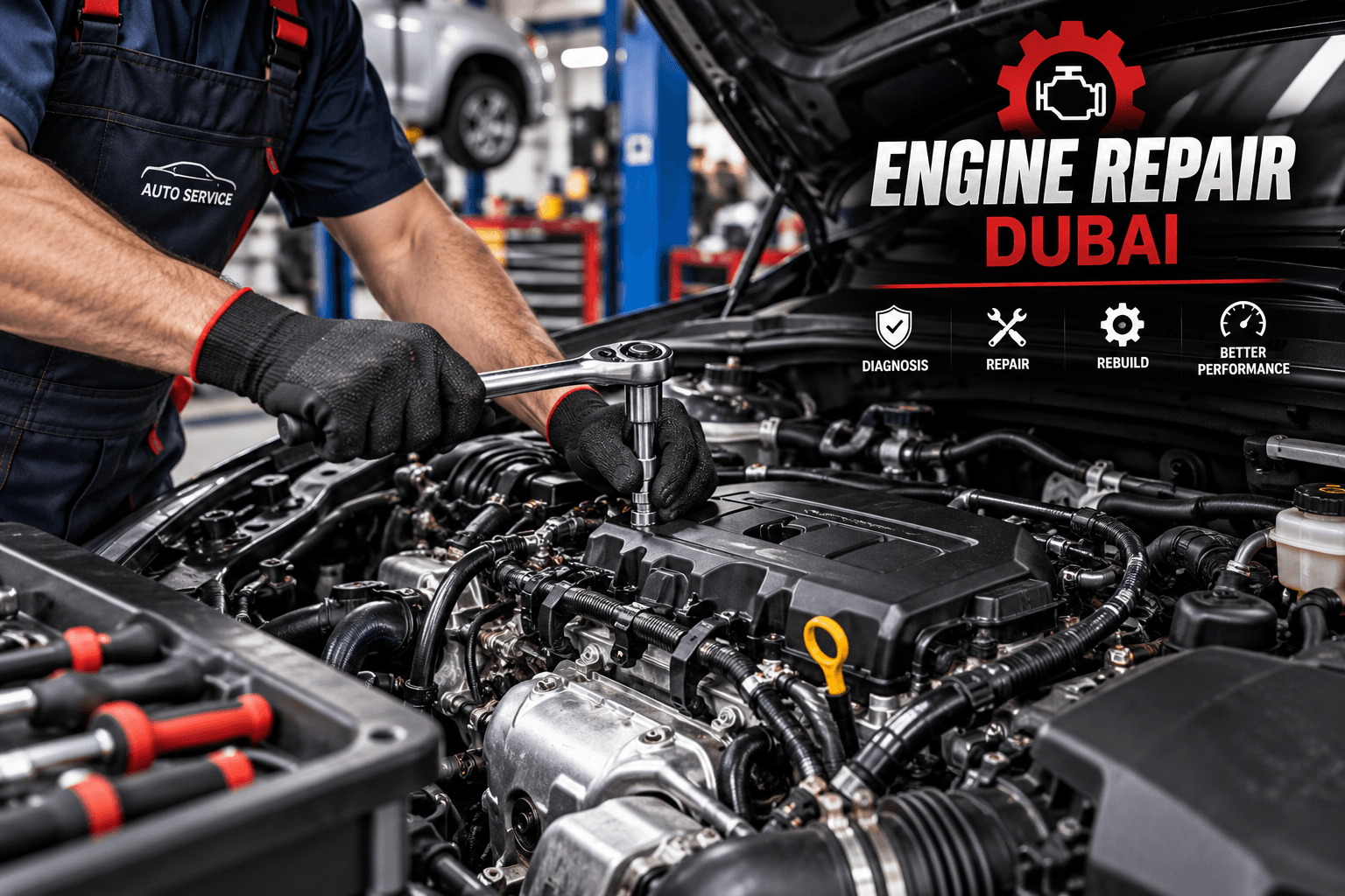 Engine repair and diagnostics Dubai